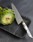 Aura California stone knife with marble