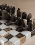Onyx and Marble luxury chess set