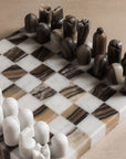 Onyx and Marble luxury chess set