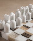 Onyx and Marble luxury chess set