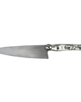 aura california blanc and gold marble knife