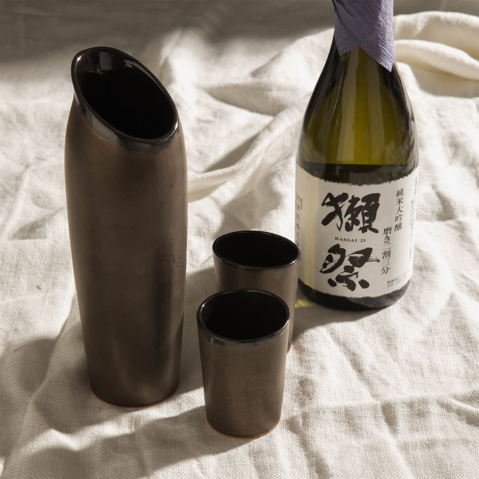 Japanese ceramic carafe set