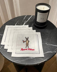 Aperol Blitzen Embroidered Cocktail Napkin - Set of 4