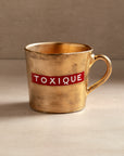 KUHN KERAMIK BIG MATTE GOLD COFFEE CUP- TOXIQUE