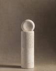 Atlas Totem Sculpture - Small / Cream Limestone