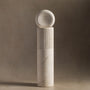 Atlas Totem Sculpture - Large / Cream Limestone