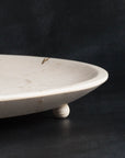 Celeste Round Stone Tray - Cream Limestone