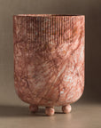 Ceres Stone Vessel - Rose Marble