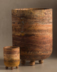 Ceres Stone Vessel - Rust Travertine
