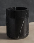 Julius Bottle and Utensil Holder - Black Marble