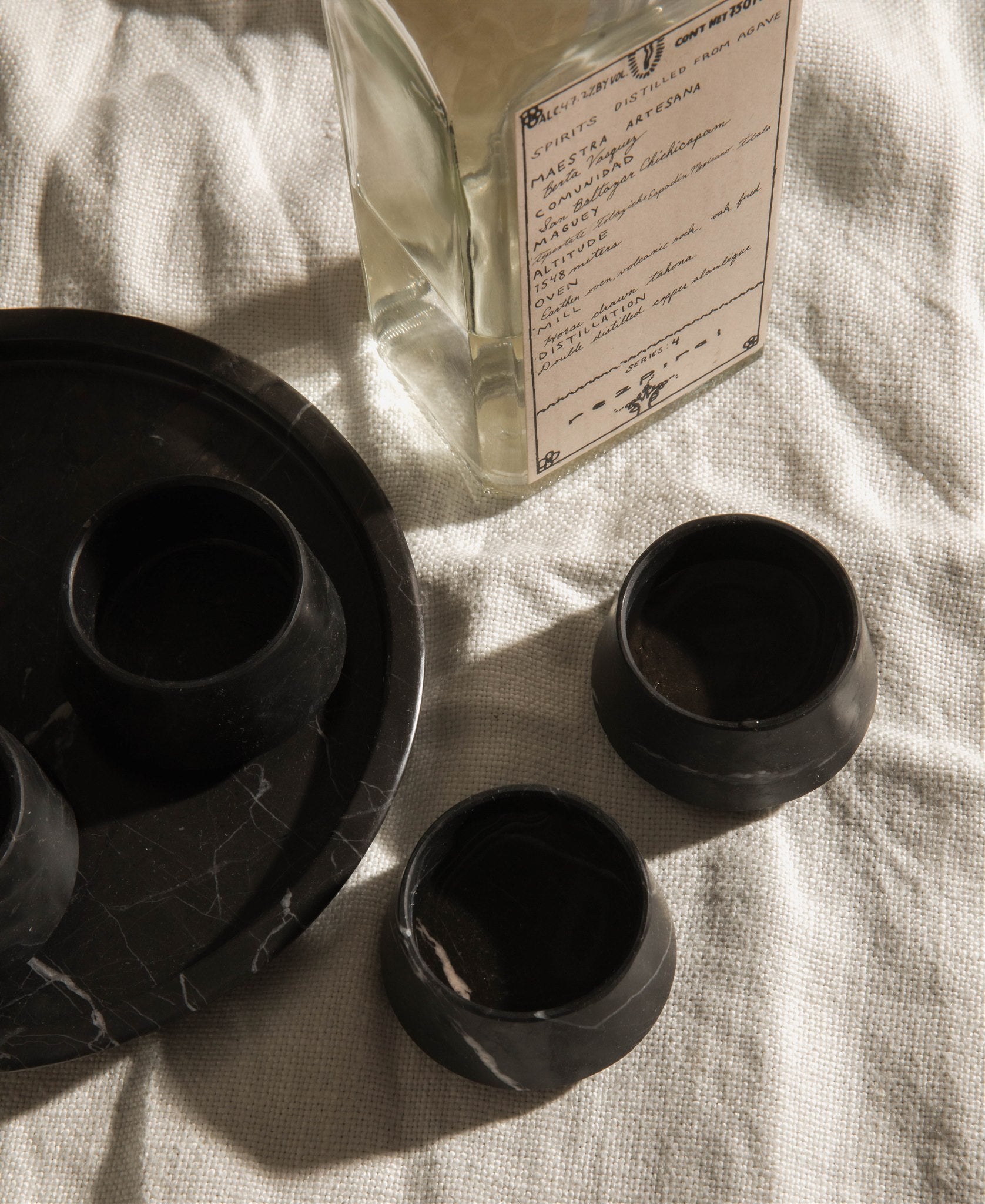 Sipping Glasses - Black Marble