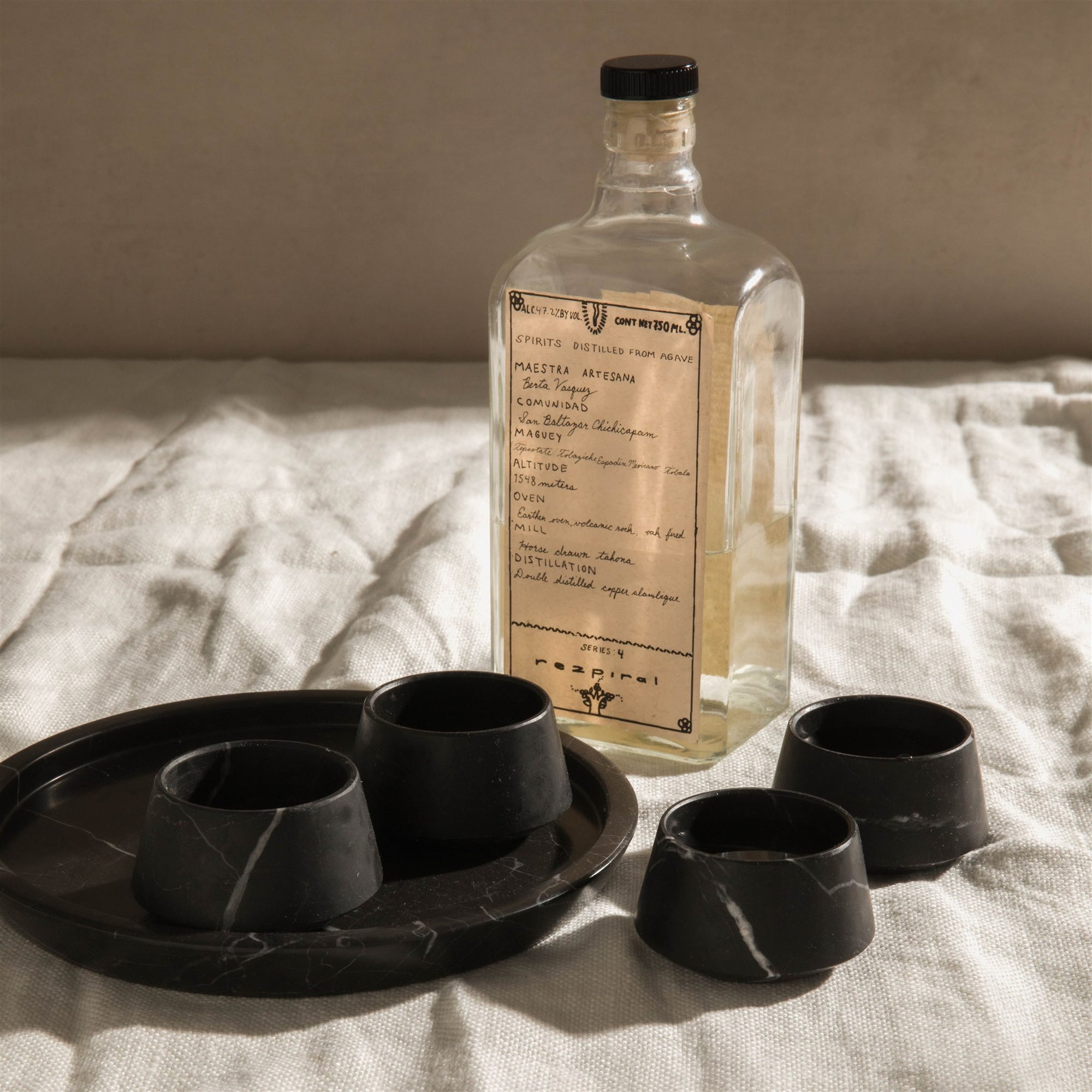 Sipping Glasses - Black Marble