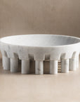 Pomona Bowl Large - White Marble