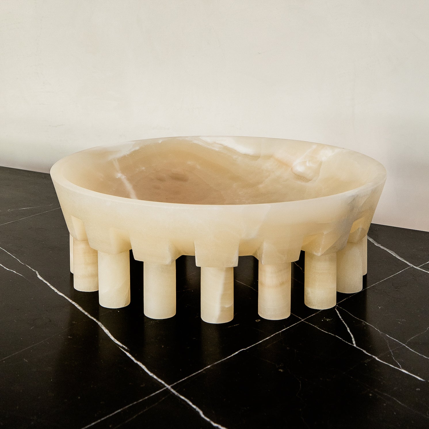 Pomona Bowl Large - Ivory Onyx