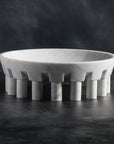 Pomona Bowl Large - White Marble