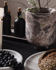 ceres stone vessel in dinner setting