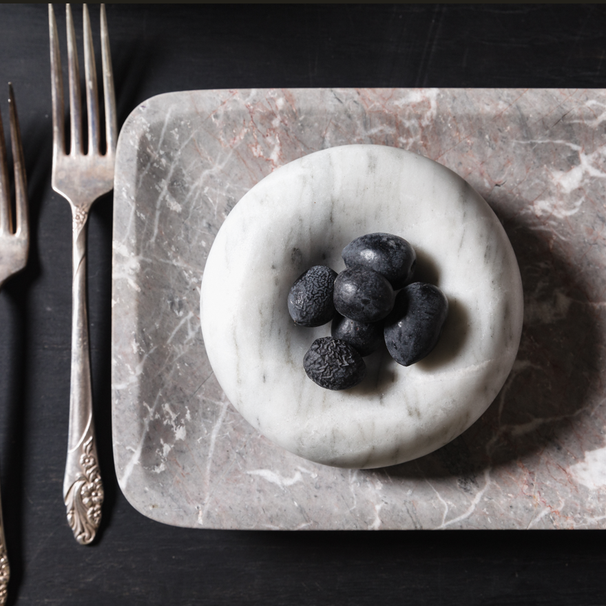 Dona Catchall - White Marble