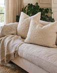 Carys Pillow - Cream 26" x 20"