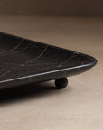 Livia Tray - Black Marble
