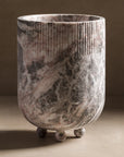 Ceres stone vessel made from honed grey marble