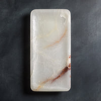 Luxury stone tray for home decor made from green onyx