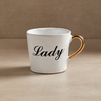 KUHN KERAMIK BIG COFFEE CUP- LADY