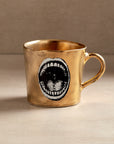 KUHN KERAMIK BIG MATTE GOLD COFFEE CUP- MOUTH