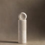 Atlas Totem Sculpture - Small / Cream Limestone