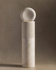 Atlas Totem Sculpture - Large / Cream Limestone