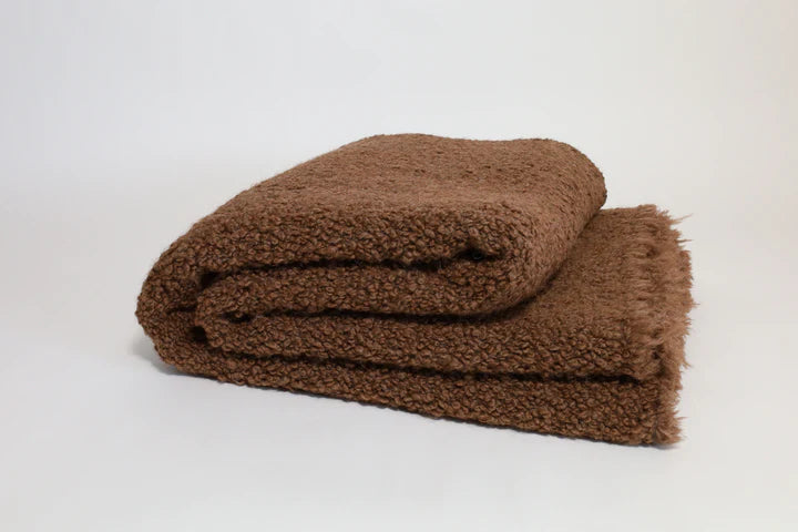 50% Applied at Checkout- Studio H Collection Carys Throw - Caramel