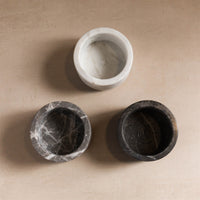 Studio H Collection Celia Set of Three Pinch Bowl- Black/Grey/White