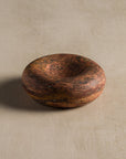 stone catchall made in red travertine