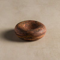 Studio H Collection Dona Catchall Stone Dish - Rust Travertine