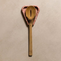 Studio H Collection Gaia Stone Spoon Rest - Rose Marble