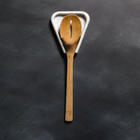 Gaia Stone Spoon Rest - White Marble