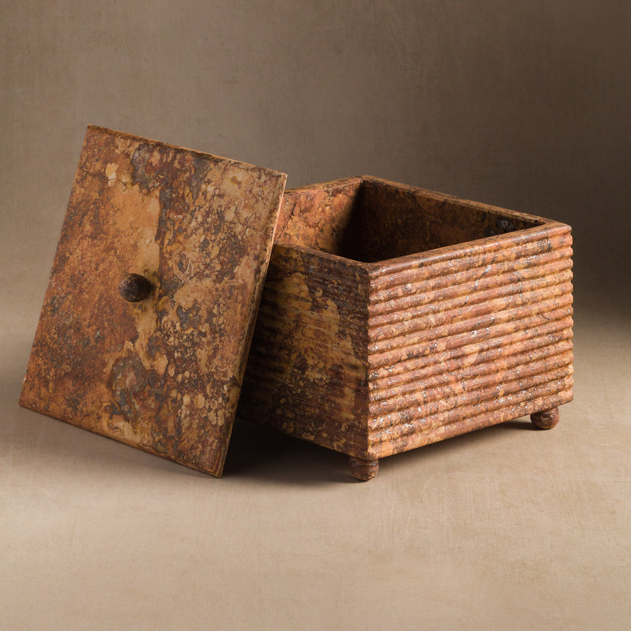 Juno Box - Rust Travertine