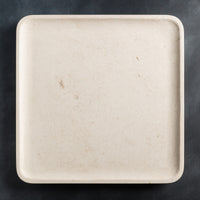 Livia Square Stone Tray - Cream Limestone