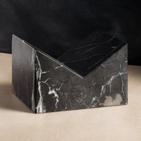 Bookstand holder made from black marble