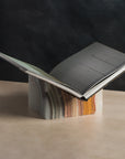 Bookstand holder made from green onyx