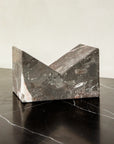 luxury stone bookstand made of grey marble