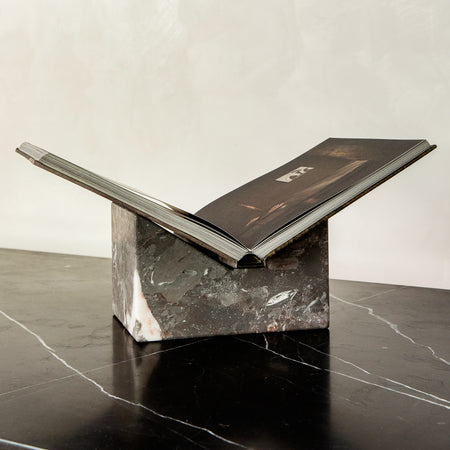 Studio H Collection Muse Stone Bookstand - Grey Marble