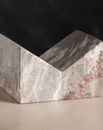 luxury stone bookstand made of grey marble