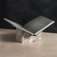 Studio H Collection Muse Stone Bookstand - Grey Marble