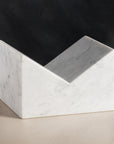 luxury bookstand holder made from white marble stone.