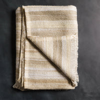 50% Applied at Checkout- Studio H Collection Nadine Throw- Natural & White