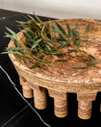 Pomona Bowl Large - Rust Travertine