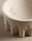 Pomona Bowl Small - Cream Limestone