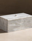 Jupiter Box - White Marble