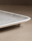 Livia Tray - White Marble