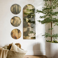 Studio H Collection The Not-So-Vain Antiqued Round Mirror